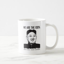 Kim Jong Un - wij zijn de 100% Mok