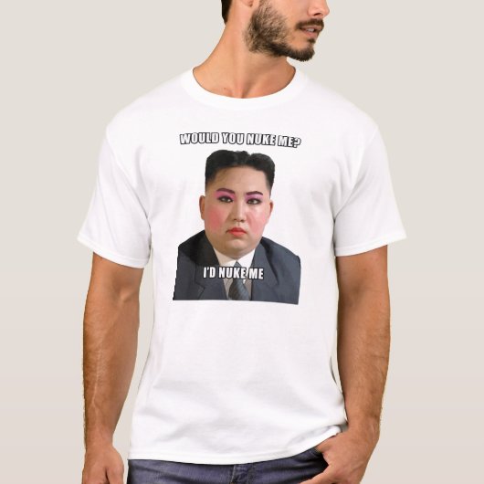 kim jong un zou je me aanzetten tot meme shirt (Voorkant)