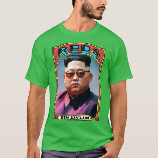 Kim JongUn Retro Communistische Handel D T-shirt