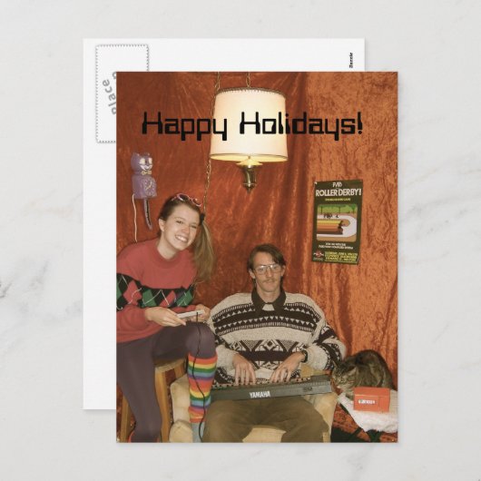 Kim & Josh Christmas Kaart (Voorkant / Achterkant)