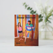 Kim & Josh Christmas Kaart (Staand voorkant)