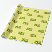Kim Kiwi Fruit Geschenk papier Geschenkpapier (Uitgerold)