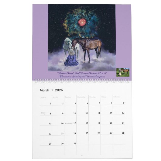 Kim McElroy Portreits Inspirations Calendar Kalender (Mar 2026)