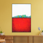 Kim Niles Arbor Landschap RED Canvas Afdruk (Insitu (Woonkamer))
