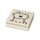 ©️Kim Niles KiniArt Westie Rubber Stamp Rubberstempel (Stempel)