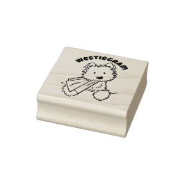 ©️ Kim Niles KiniArt Westie Rubber Stamp Rubberstempel