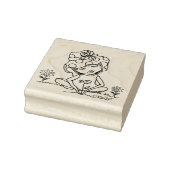 ©️Kim Niles TUIN MEISJE Rubber Stamp Rubberstempel (Stempel)