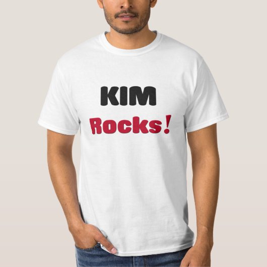 Kim Rocks T-shirt (Voorkant)