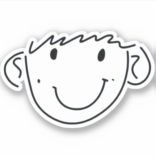 Kim Seon Ho Smiley Sticker (Voorkant)