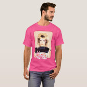 Kim Wilde jaren 80 esthetische fan art design (1) T-shirt (Voorkant volledig)
