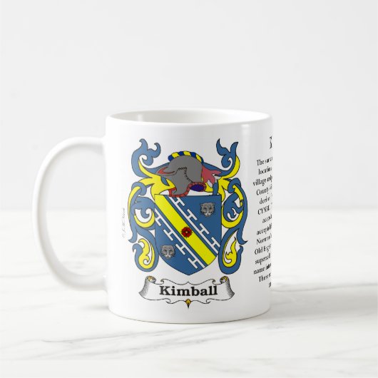 Kimball Family Coat of Arms Mok (Links)