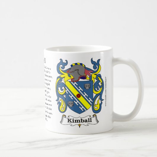 Kimball Family Coat of Arms Mok (Rechts)
