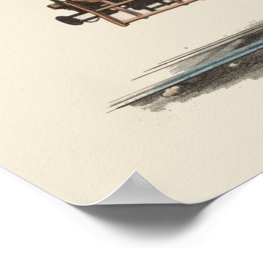 Kimball & Gorton Philadelphia R.R. Car Manufactory Poster (Hoek)