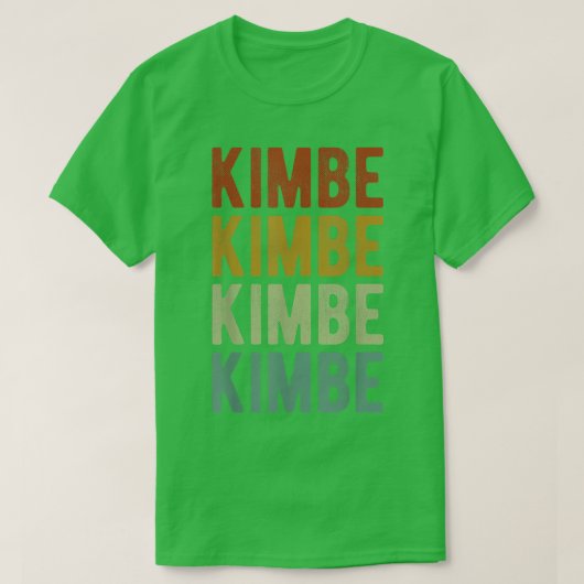 Kimbe City Papoea-Nieuw-Guinea Retro T-shirt (Design voorkant)