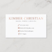 Kimber Christelijk Visitekaartje (Achterkant)