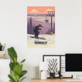 Kimberley Ski Resort Canada Reisposter Poster (Thuiskantoor)