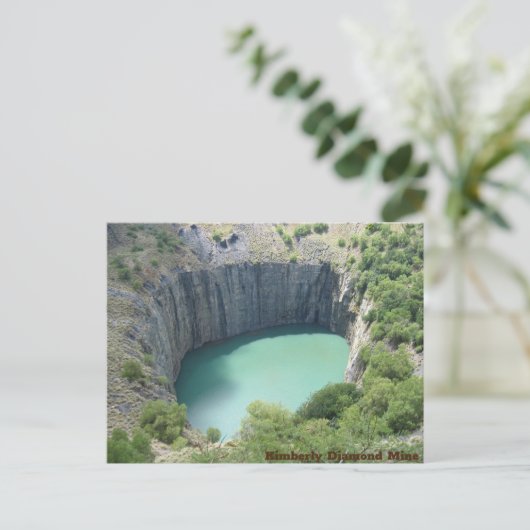Kimberly Diamond Mine Hole Briefkaart (Staand voorkant)