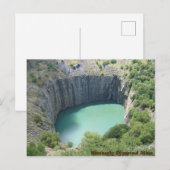 Kimberly Diamond Mine Hole Briefkaart (Voorkant / Achterkant)