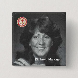 Kimberly Mahoney Vierkante Button 5,1 Cm