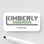 Kimberly Name Tag (In situ)