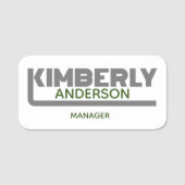 Kimberly Name Tag (Voorkant)