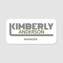 Kimberly Name Tag