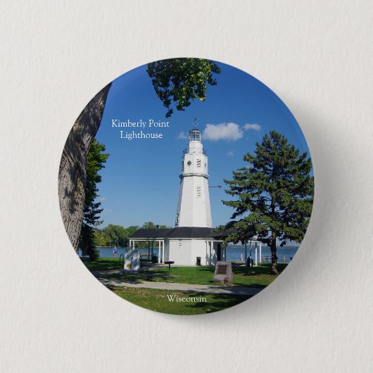 Kimberly Point Lighthouse knop Ronde Button 5,7 Cm (Voorkant)