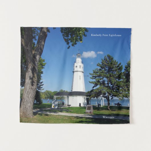 Kimberly Point Lighthouse wandtapijt Wandkleed (Voorkant (horizontaal))