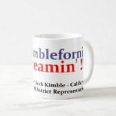 Kimble for Congress Mok (Voorkant rechts)