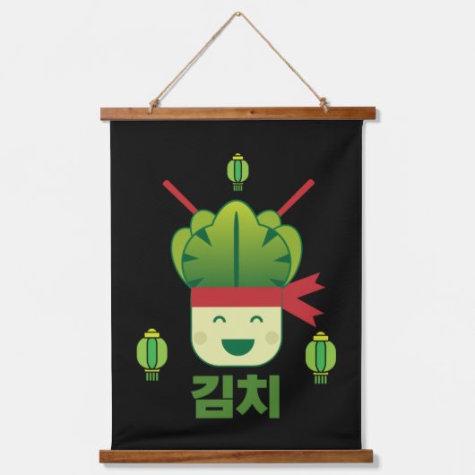 Kimchi Asian Food Hangend Wandkleed (Voorkant)