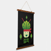 Kimchi Asian Food Hangend Wandkleed (Gebogen)