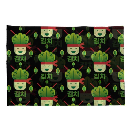 Kimchi Asian Food Kussensloop (Achterkant-Rechts)