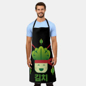Kimchi Asian Food Schort (Gedragen)