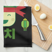 Kimchi Asian Food Theedoek (Quarter Fold)