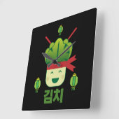 Kimchi Aziatisch eten  Vierkante Klok (Hoek)