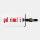 Kimchi? Bagagelabel (Achterkant horizontaal)