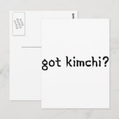 Kimchi? Briefkaart (Voorkant / Achterkant)