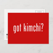 Kimchi? Briefkaart (Voorkant / Achterkant)
