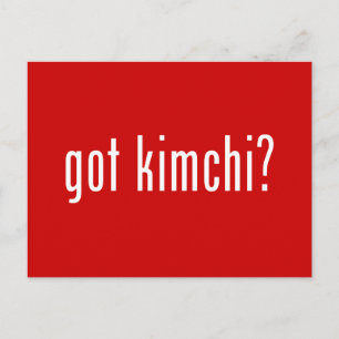 Kimchi? Briefkaart