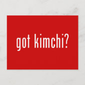 Kimchi? Briefkaart (Voorkant)