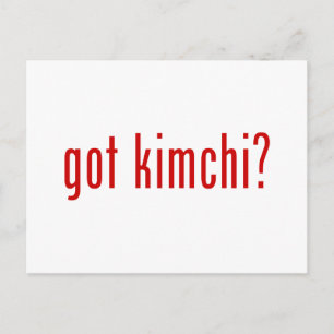 Kimchi? Briefkaart