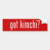 Kimchi? Bumpersticker (Voorkant)