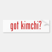 Kimchi? Bumpersticker (Voorkant)
