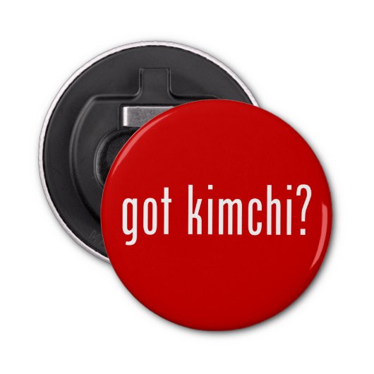 Kimchi? Button Flesopener (Voorkant)