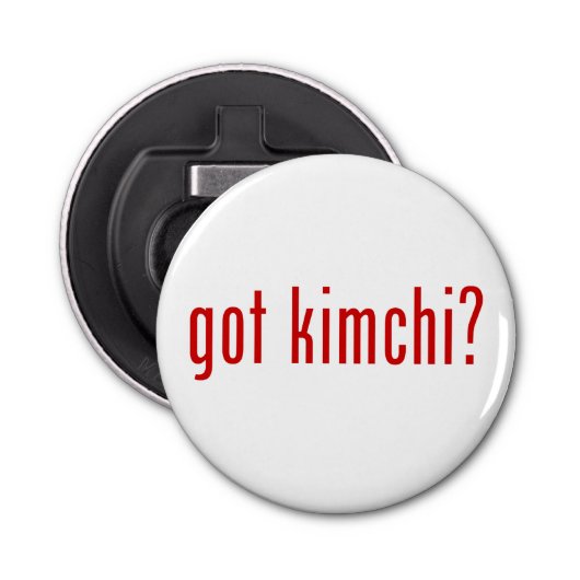 Kimchi? Button Flesopener (Voorkant)