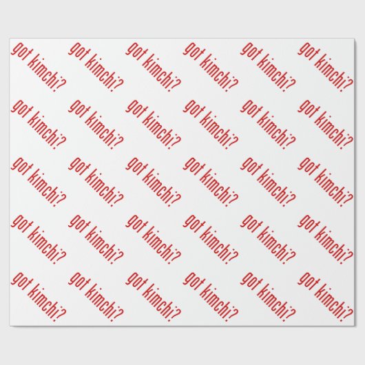 Kimchi? Cadeaupapier (Vlak)