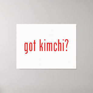 Kimchi? Canvas Afdruk