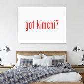 Kimchi? Canvas Afdruk (Insitu (Slaapkamer))