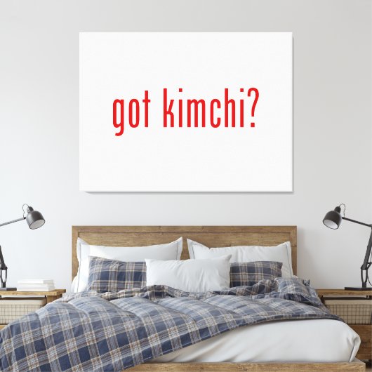 Kimchi? Canvas Afdruk (Insitu (Slaapkamer))