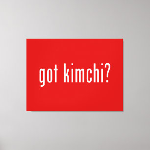 Kimchi? Canvas Afdruk